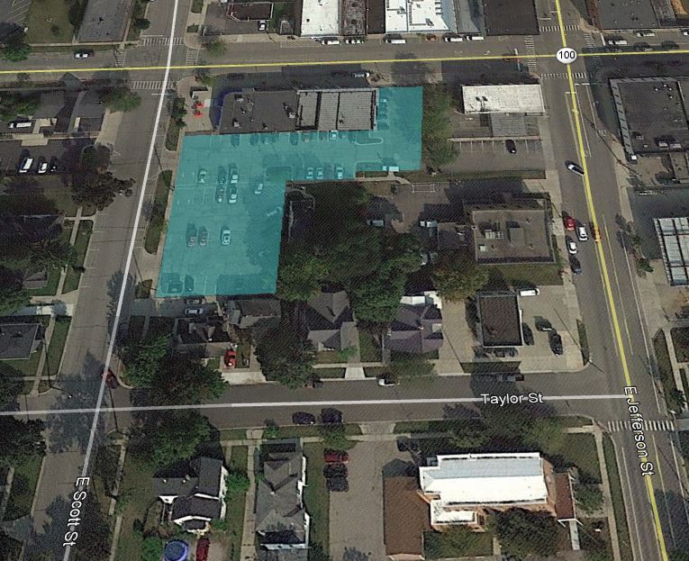 Aerial Outline of Flour Child Project Area