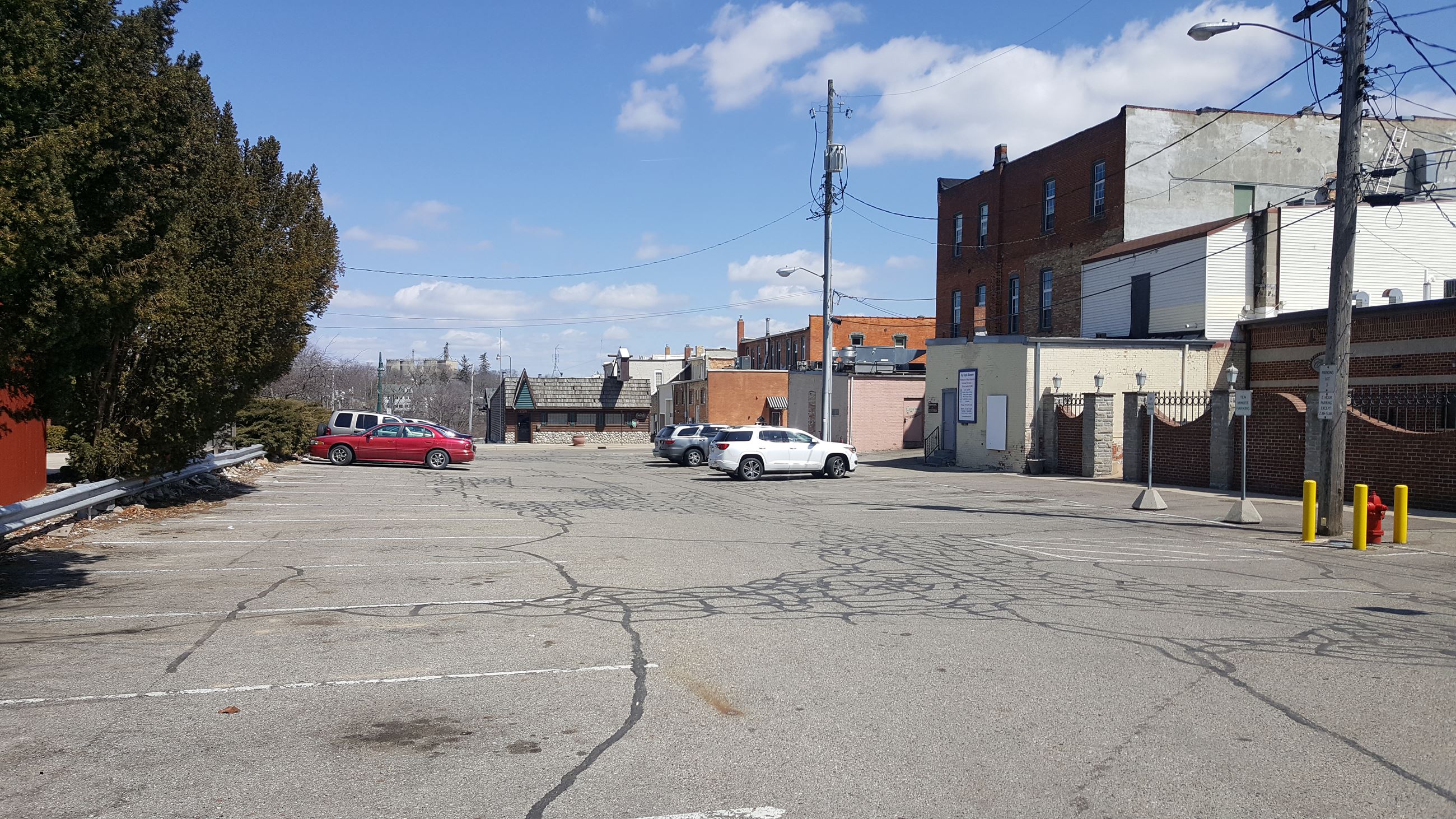 Cugino's Parking Lot Before Project