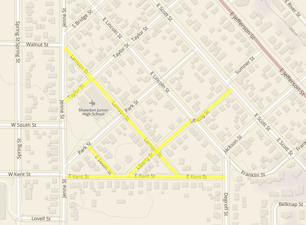 Lamson-Liberty-East Kent Project Map