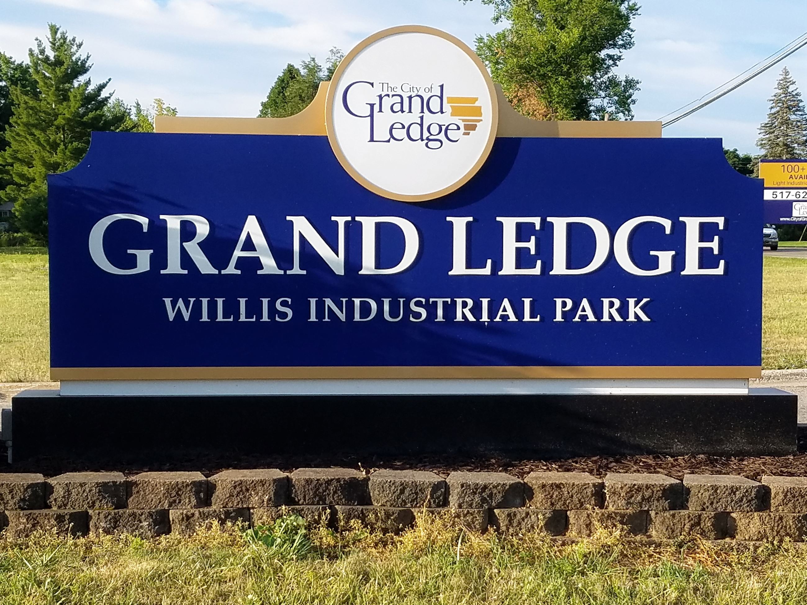 Grand Ledge Willis Industrial Park Sign