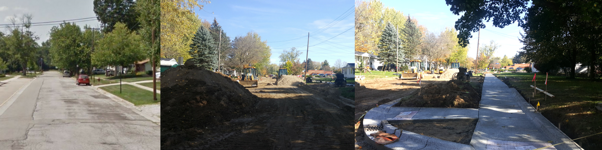 Jones Street Reconstruction Project Photos